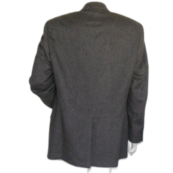 GRANT THOMAS Cashmere Jacket, 42R, Gray, 2 buttons, Soft! - Picture 4 of 14